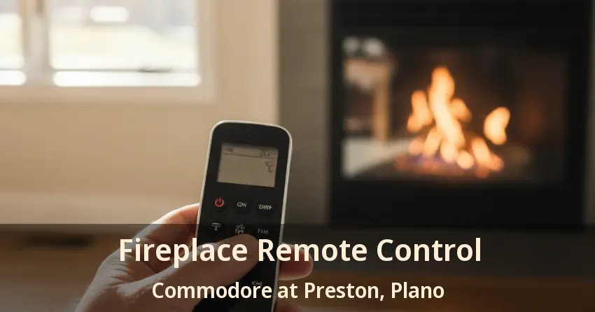 Fireplace Remote Control Commodore at Preston, Plano - TX