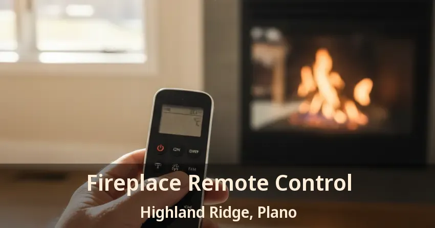 Fireplace Remote Control Highland Ridge, Plano - TX
