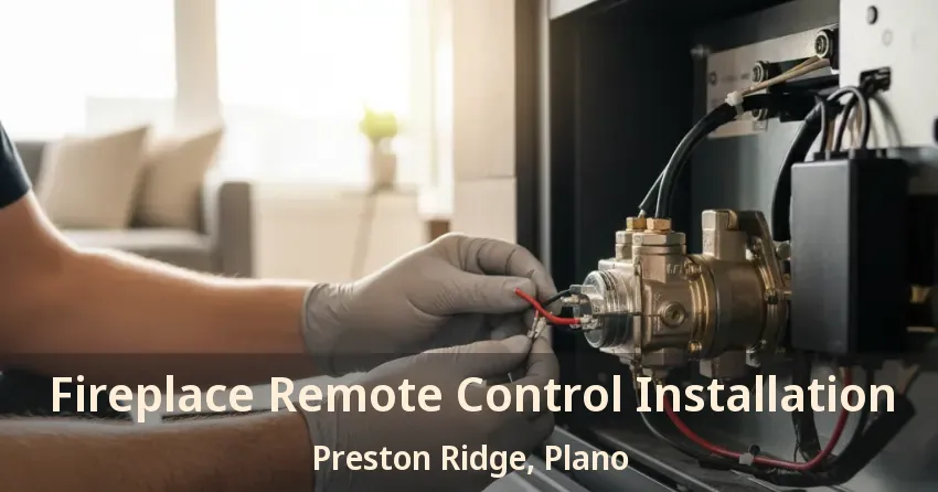 Fireplace Remote Control Installation Preston Ridge, Plano - TX Fireplace Remote Control Installation Preston Ridge, Plano - TX