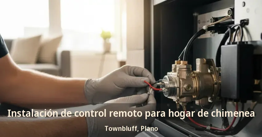 Instalación de control remoto para hogar de chimenea Townbluff, Plano - TX