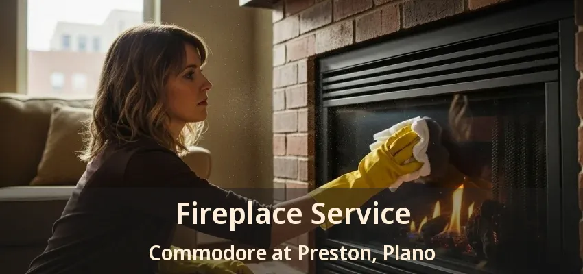 Fireplace Service Commodore at Preston, Plano - TX