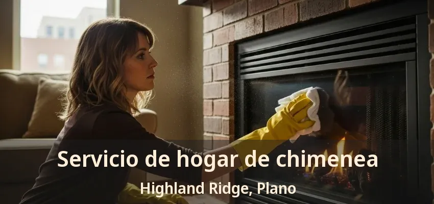 Servicio de hogar de chimenea Highland Ridge, Plano - TX