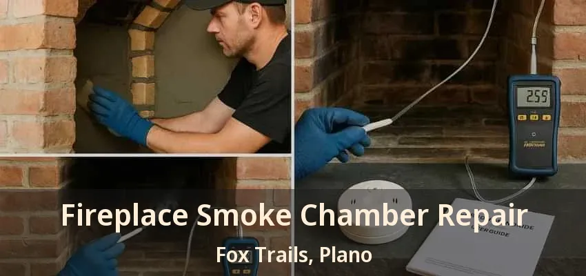 Fireplace Smoke Chamber Repair Fox Trails, Plano - TX