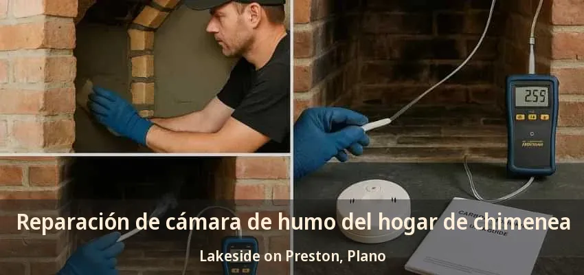 Reparación de cámara de humo del hogar de chimenea Lakeside on Preston, Plano - TX