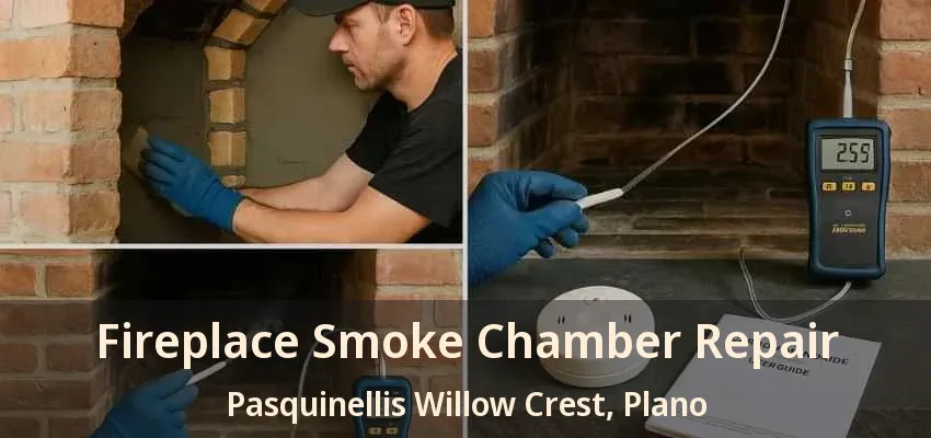 Fireplace Smoke Chamber Repair Pasquinellis Willow Crest, Plano - TX Fireplace Smoke Chamber Repair Pasquinellis Willow Crest, Plano - TX