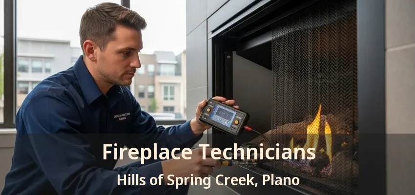 Fireplace Technicians Hills of Spring Creek, Plano - TX