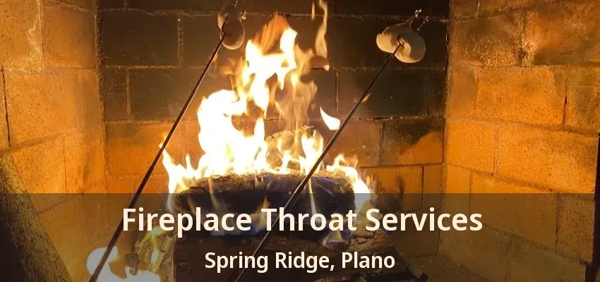 Fireplace Throat Services Spring Ridge, Plano - TX