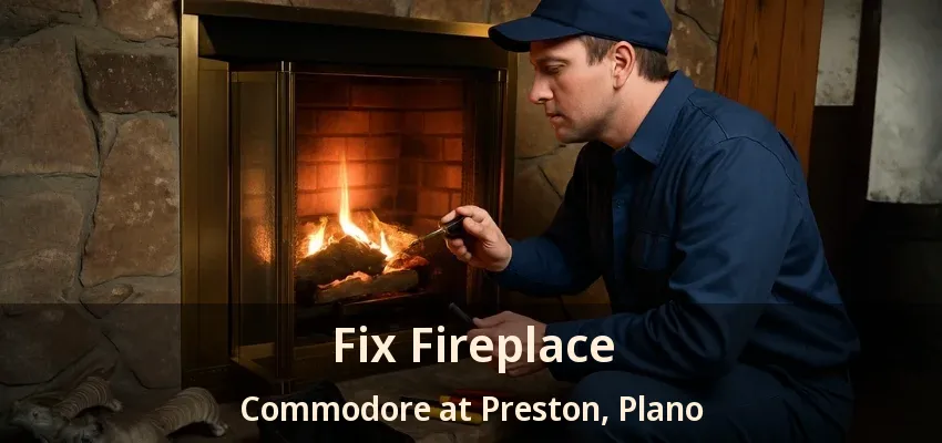Fix Fireplace Commodore at Preston, Plano - TX