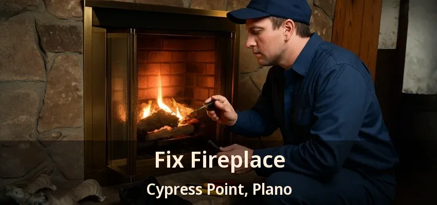 Fix Fireplace Cypress Point, Plano - TX