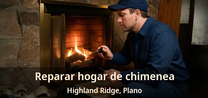 Reparar hogar de chimenea Highland Ridge, Plano - TX