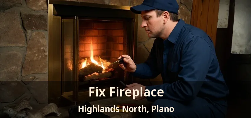 Fix Fireplace Highlands North, Plano - TX