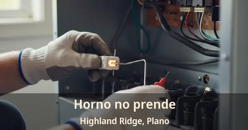 Horno no prende Highland Ridge, Plano - TX