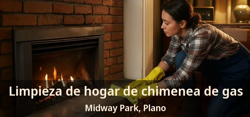 Limpieza de hogar de chimenea de gas Midway Park, Plano - TX