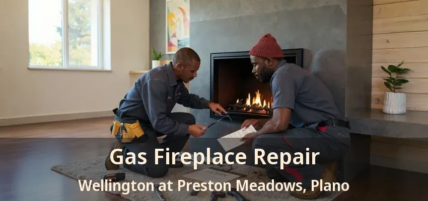 Gas Fireplace Repair Wellington at Preston Meadows, Plano - TX