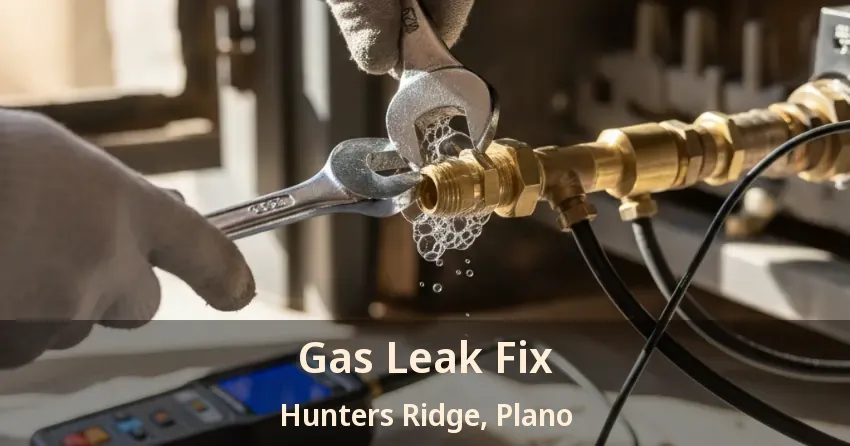 Gas Leak Fix Hunters Ridge, Plano - TX