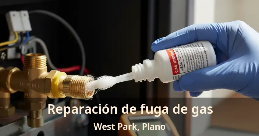 Reparación de fuga de gas West Park, Plano - TX