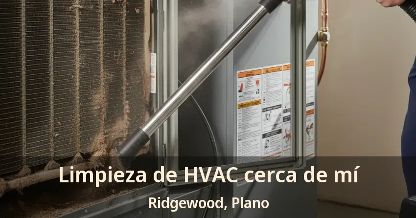 Limpieza de HVAC cerca de mí Ridgewood, Plano - TX