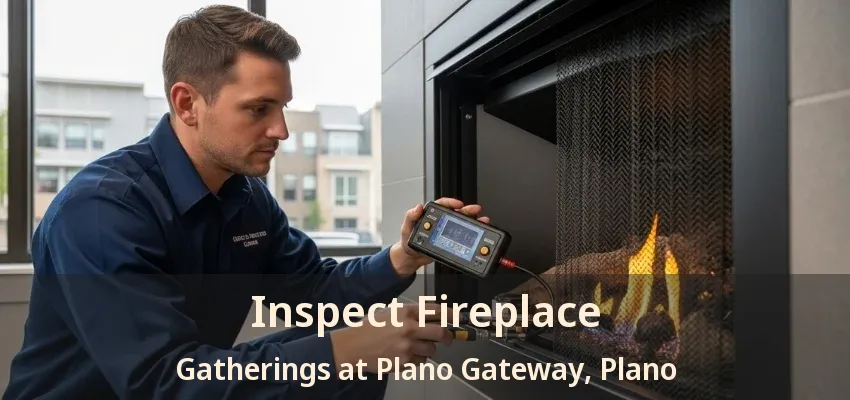 Inspect Fireplace Gatherings at Plano Gateway, Plano - TX