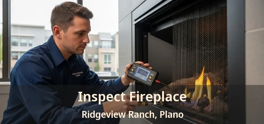 Inspect Fireplace Ridgeview Ranch, Plano - TX