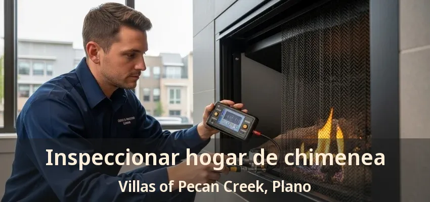 Inspeccionar hogar de chimenea Villas of Pecan Creek, Plano - TX
