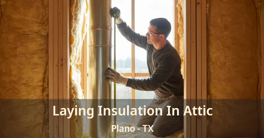 Laying Insulation In Attic Plano - TX