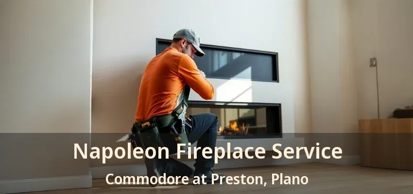 Napoleon Fireplace Service Commodore at Preston, Plano - TX
