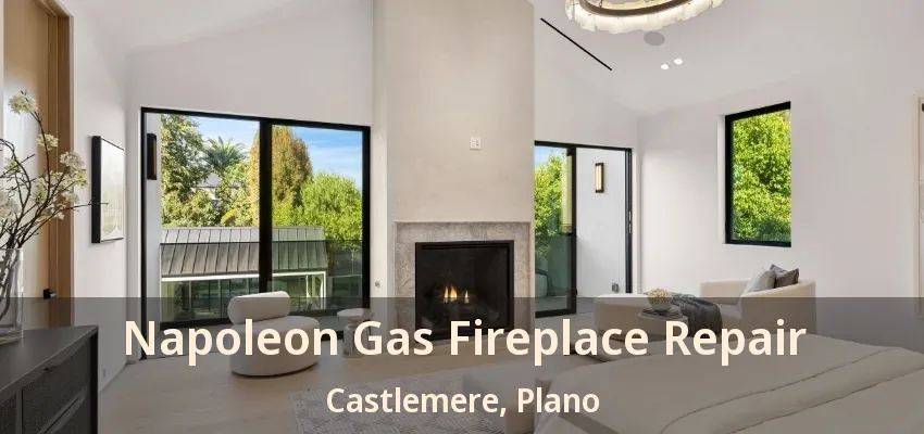 Napoleon Gas Fireplace Repair Castlemere, Plano - TX
