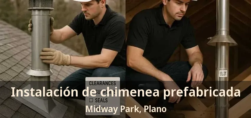 Instalación de chimenea prefabricada Midway Park, Plano - TX