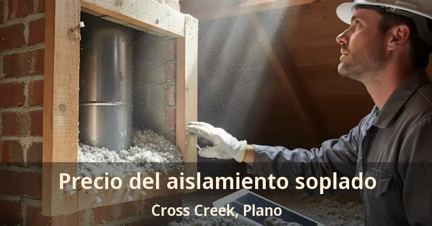 Precio del aislamiento soplado Cross Creek, Plano - TX