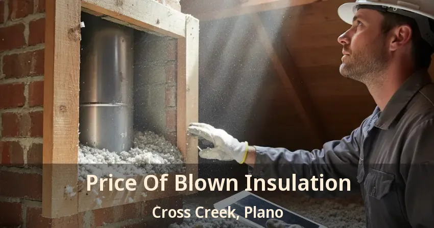 Price Of Blown Insulation Cross Creek, Plano - TX