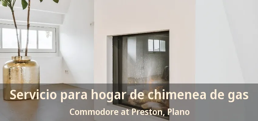 Servicio para hogar de chimenea de gas Commodore at Preston, Plano - TX