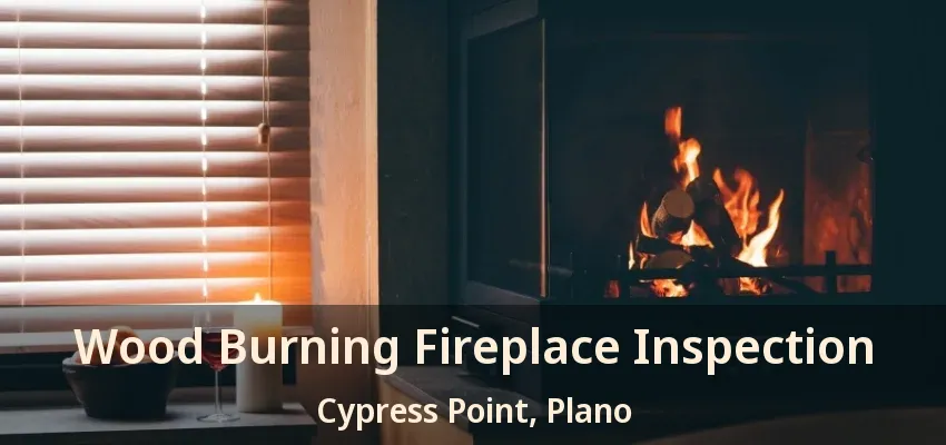 Wood Burning Fireplace Inspection Cypress Point, Plano - TX