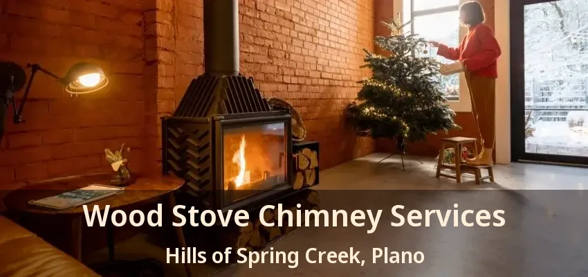 Wood Stove Chimney Services Hills of Spring Creek, Plano - TX