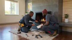 Gas Fire Servicing Covington Square, Plano